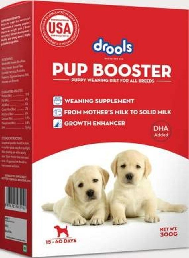 Drools Pup Booster - Puppy Weaning Diet for All Breeds 300 Gram Pack of 3 Chicken 1 kg (3x0.33 kg) Dry New Born Dog Food - Image 2